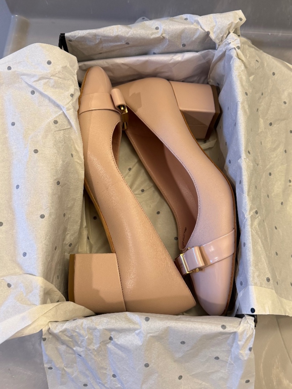 Kate Spade New York Bowdie Smooth Leather Ballet Pump - Picture 3 of 8